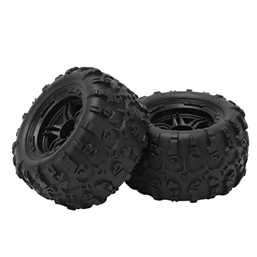 1/16 RC-Car-Räder und -Reifen, starke Dämpfung, guter Grip, flexibles Fahren, Schwarze 1/16-RC-Car-Reifen für unebene Straßen 1/16 RC-Car-Räder und -Reifen, starke Dämpfung, guter Grip, flexibles Fahren, Schwarze 1/16-RC-Car-Reifen für unebene Straßen von Mothinessto