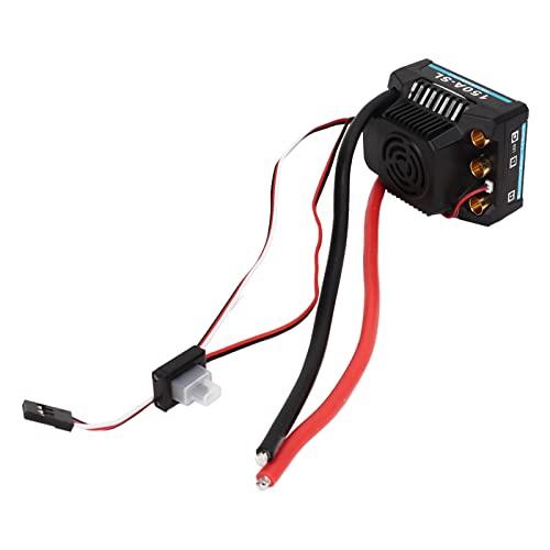 RC Speed Controller, 150A RC Brushless ESC Einfache Programmierung Wärmeableitung Mehrfacher Schutz Wasserdicht Staubdicht BEC 5A/5.8V für 1/8 RC Car Automodellzubehör RC Speed Controller, 150A RC Brushless ESC Einfache Programmierung Wärmeableitung Mehrfacher Schutz Wasserdicht Staubdicht BEC 5A/5.8V für 1/8 RC Car Automodellzubehör von Mothinessto