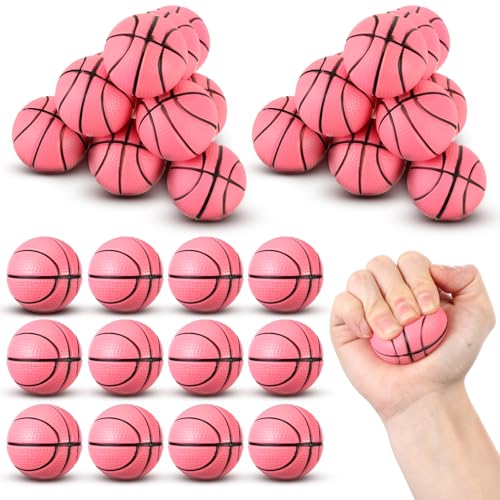 Motionchic Mini-Basketball-Stressbälle, 4,1 cm, Mini-Schaumstoff-Sportbälle für Basketball, Party, Gastgeschenk, Geschenktütenfüller, Dekoration, Kinder, Schule, Belohnung, Angst, Stressabbau, Rosa, Motionchic Mini-Basketball-Stressbälle, 4,1 cm, Mini-Schaumstoff-Sportbälle für Basketball, Party, Gastgeschenk, Geschenktütenfüller, Dekoration, Kinder, Schule, Belohnung, Angst, Stressabbau, Rosa, von Motionchic