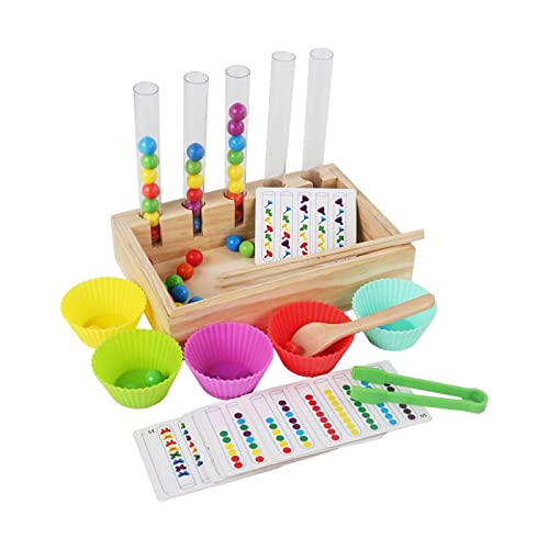 MotiveTech Holzkugeln in Bechern Brettspiel mit Holzstiften Feinmotorik Sensorisches Spielzeug Frühes Spiel für MotiveTech Holzkugeln in Bechern Brettspiel mit Holzstiften Feinmotorik Sensorisches Spielzeug Frühes Spiel für von MotiveTech