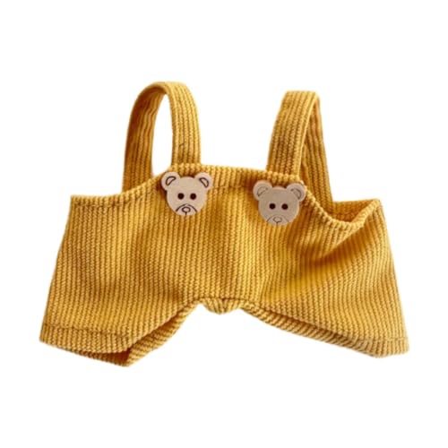 MotiveTech Mini Puppenhose, Puppenkleid, Puppenzubehör, Puppenoverallhose, Süße Puppenkleidung für Kinderspielzeug Im Alter von 5 7 8 10, Gelb MotiveTech Mini Puppenhose, Puppenkleid, Puppenzubehör, Puppenoverallhose, Süße Puppenkleidung für Kinderspielzeug Im Alter von 5 7 8 10, Gelb von MotiveTech