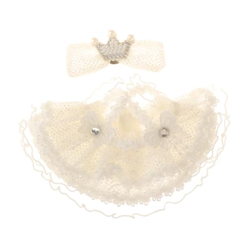 MotiveTech Overallrock für Plüschfiguren mit Mini Schleife, Modische Kleidung, Pädagogische DIY Foto Requisiten, Prinzessinnenkleid, Anziehsachen für 15 cm Große, Weiß MotiveTech Overallrock für Plüschfiguren mit Mini Schleife, Modische Kleidung, Pädagogische DIY Foto Requisiten, Prinzessinnenkleid, Anziehsachen für 15 cm Große, Weiß von MotiveTech