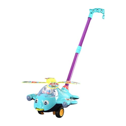 MotiveTech Schiebespielzeug mit Rädern, Vorschulische Lernaktivitäten, Einstellbar, Entwickelt Fähigkeiten, Trolley, Schiebeflugzeug für 1 2 3 Jahre, Blau MotiveTech Schiebespielzeug mit Rädern, Vorschulische Lernaktivitäten, Einstellbar, Entwickelt Fähigkeiten, Trolley, Schiebeflugzeug für 1 2 3 Jahre, Blau von MotiveTech