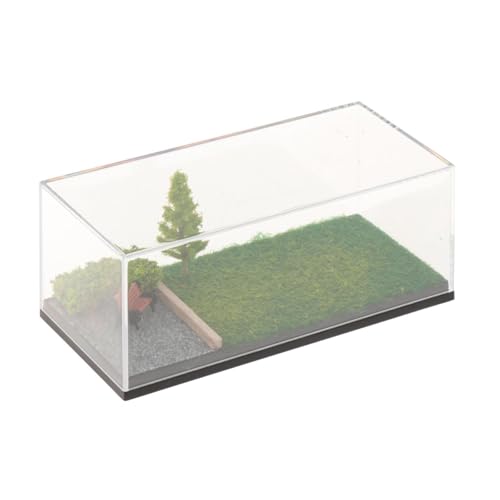 MotiveTech Vitrine für Modellfahrzeuge Im Maßstab 1/64, Staubschutzhülle, Zum Ausstellen von Figuren, Sommerszene MotiveTech Vitrine für Modellfahrzeuge Im Maßstab 1/64, Staubschutzhülle, Zum Ausstellen von Figuren, Sommerszene von MotiveTech