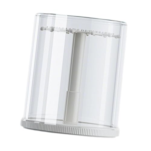 MotiveTech Vitrine für Schlüsselanhänger, drehbare Box für Puppen und Figuren, White MotiveTech Vitrine für Schlüsselanhänger, drehbare Box für Puppen und Figuren, White von MotiveTech
