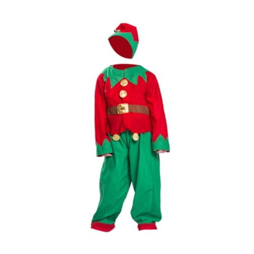 MotiveTech Weihnachtskostüm Set, Cosplay Anzug mit Hut für Geschenke, Party, Festival, Foto Requisiten, Jungen L MotiveTech Weihnachtskostüm Set, Cosplay Anzug mit Hut für Geschenke, Party, Festival, Foto Requisiten, Jungen L von MotiveTech