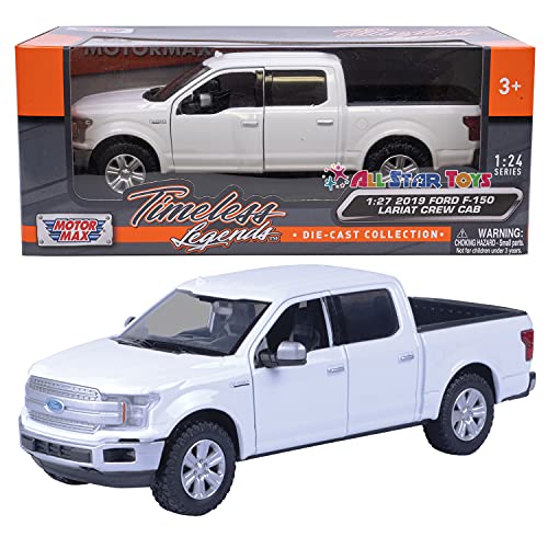 Motormax kompatibel mit Ford F-150 Lariat Crew Cab Pick Up 2019 rot Modellauto 1:24 von Motor Max