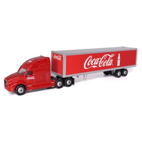 Motor city classics | Coca-Cola Long Hauler | 1:87 Maßstab Modell Diecast Sammlerstück | Rot | Metall mit Kunststoffteilen | Truck | Modelltruck von Motor city classics