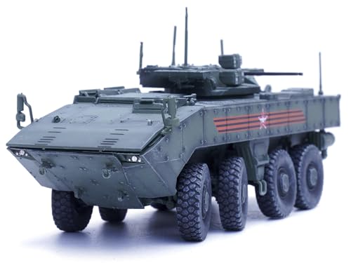 Panzerkampf | Maßstab 1:72 Militär Diecast | Bumerang IFV (Objekt K17) Ru Army - Grüne Tarnung mit Stern | Modell 12221PB von Motor city classics
