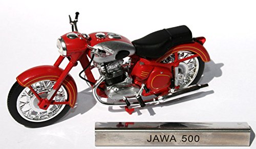 Jawa 500 Rot Braun DDR Atlas Collection 1/24 Modellcarsonline Modell Motorrad von Motorart