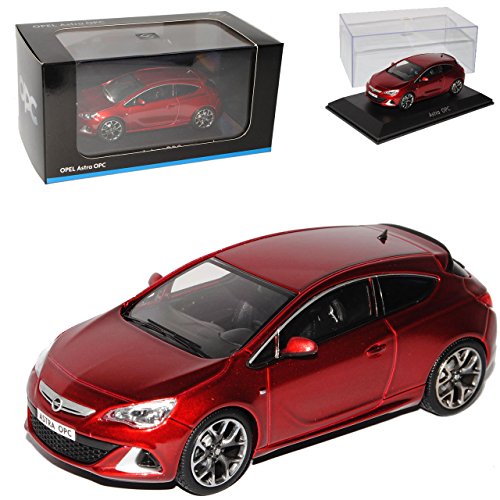 Motorart Opel Astra GTC OPC J Ab 2009 Coupe Rot 1/43 Modell Auto mit individiuellem Wunschkennzeichen von Motorart