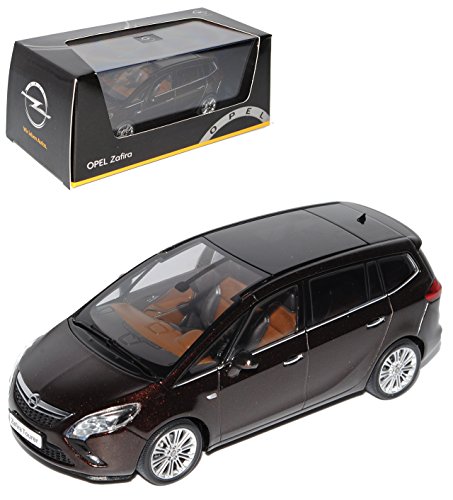 Opel Zafira Tourer C Ab 2012 Mahogany Braun Schwarz 1/43 Ist Ixo Modell Auto von Motorart