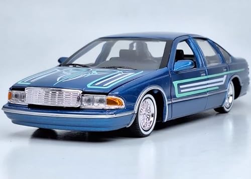 1993 Chevy Caprice Lowrider Blue Metallic mit Grafik Get Low Series 1/24 Druckguss Modellauto von Motormax 79022bl 1993 Chevy Caprice Lowrider Blue Metallic mit Grafik Get Low Series 1/24 Druckguss Modellauto von Motormax 79022bl von Motormax Models