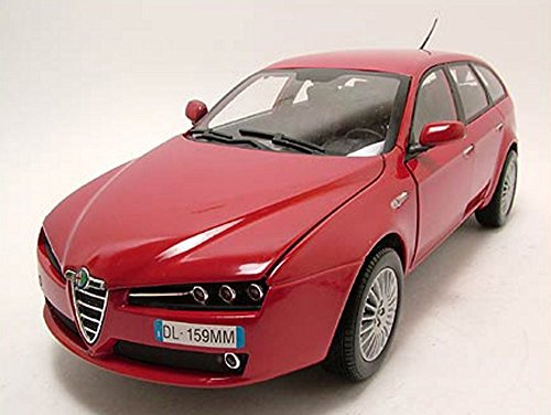 Alfa 159 SW Red 1/18 Diecast Car Model by Motormax von Motormax