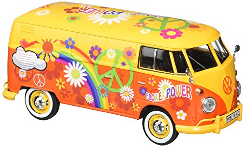 Motor Max 1:24 VW Volkswagen Type 2 T1 Delivery Van Flower Power Design Motor Max 1:24 VW Volkswagen Type 2 T1 Delivery Van Flower Power Design von Motormax