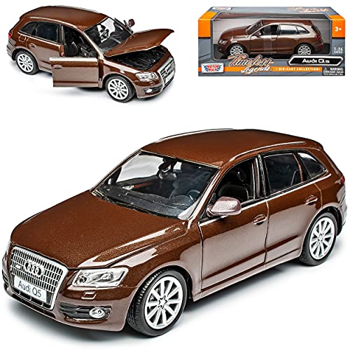 Motormax A*U*D*I Q5 SUV Braun Ab 2008 1/24 Modell Auto von Motormax