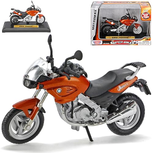 Motormax B*M*W F650CS Orange 2001-2005 1/18 Modell Motorrad von Motormax