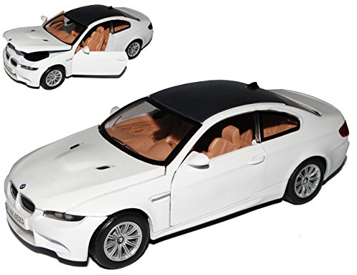 Motormax B*M*W M3 M 3 Weiss E92 3er 3 Er Coupe Ab 2008 1/24 Modellauto Modell Auto von Motormax