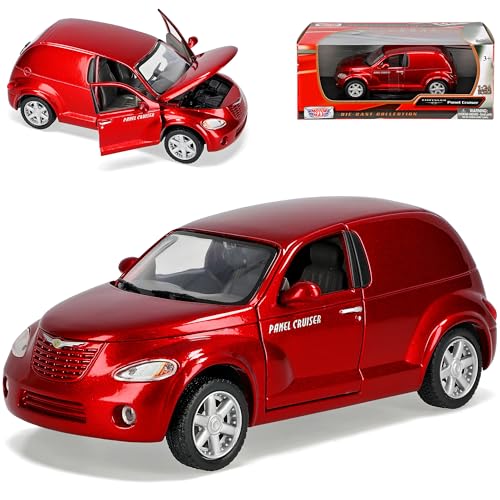 Motormax Chrysler PT-Cruiser Panel Cruiser Rot 2000-2010 1/24 Modell Auto von Motormax