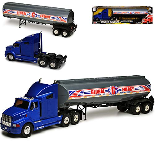 Motormax Ford Aeromax 9500 Blau Tanker Usa Amerika LKW 1/32 Modell Auto Motormax Ford Aeromax 9500 Blau Tanker Usa Amerika LKW 1/32 Modell Auto von Motormax