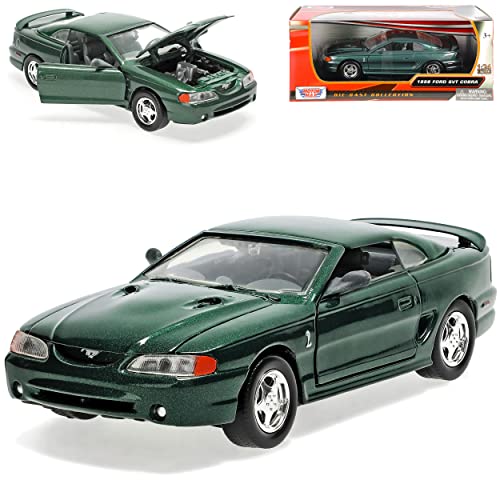 Motormax Ford Mustang IV SVT Cobra Coupe Grün 1994-1998 1/24 Modell Auto Motormax Ford Mustang IV SVT Cobra Coupe Grün 1994-1998 1/24 Modell Auto von Motormax