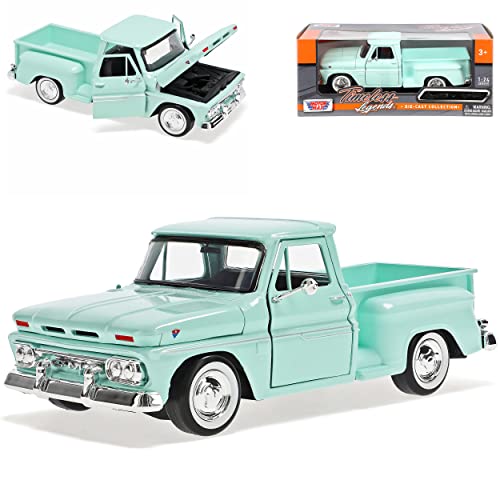 Motormax G*M*C C1000 Fenderside Pick-Up Grün 1966 1/24 Modell Auto Motormax G*M*C C1000 Fenderside Pick-Up Grün 1966 1/24 Modell Auto von Motormax