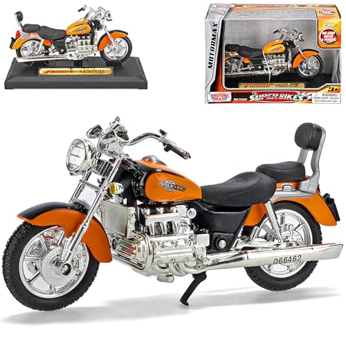 Motormax Hond. Valkyrie Orange 1/18 Modell Motorrad von Motormax