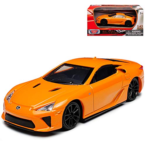 Motormax Lexus LFA Coupe Orange 2010-2012 1/43 Modell Auto von Motormax