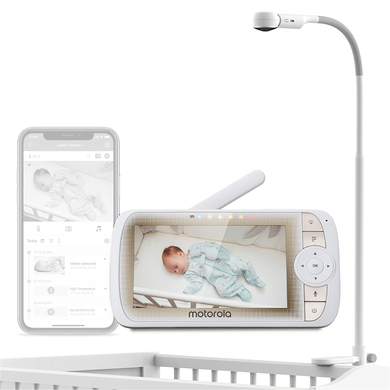 Motorola Video-Babyphone VM65X Connect mit Kinderbetthalterung von Motorola