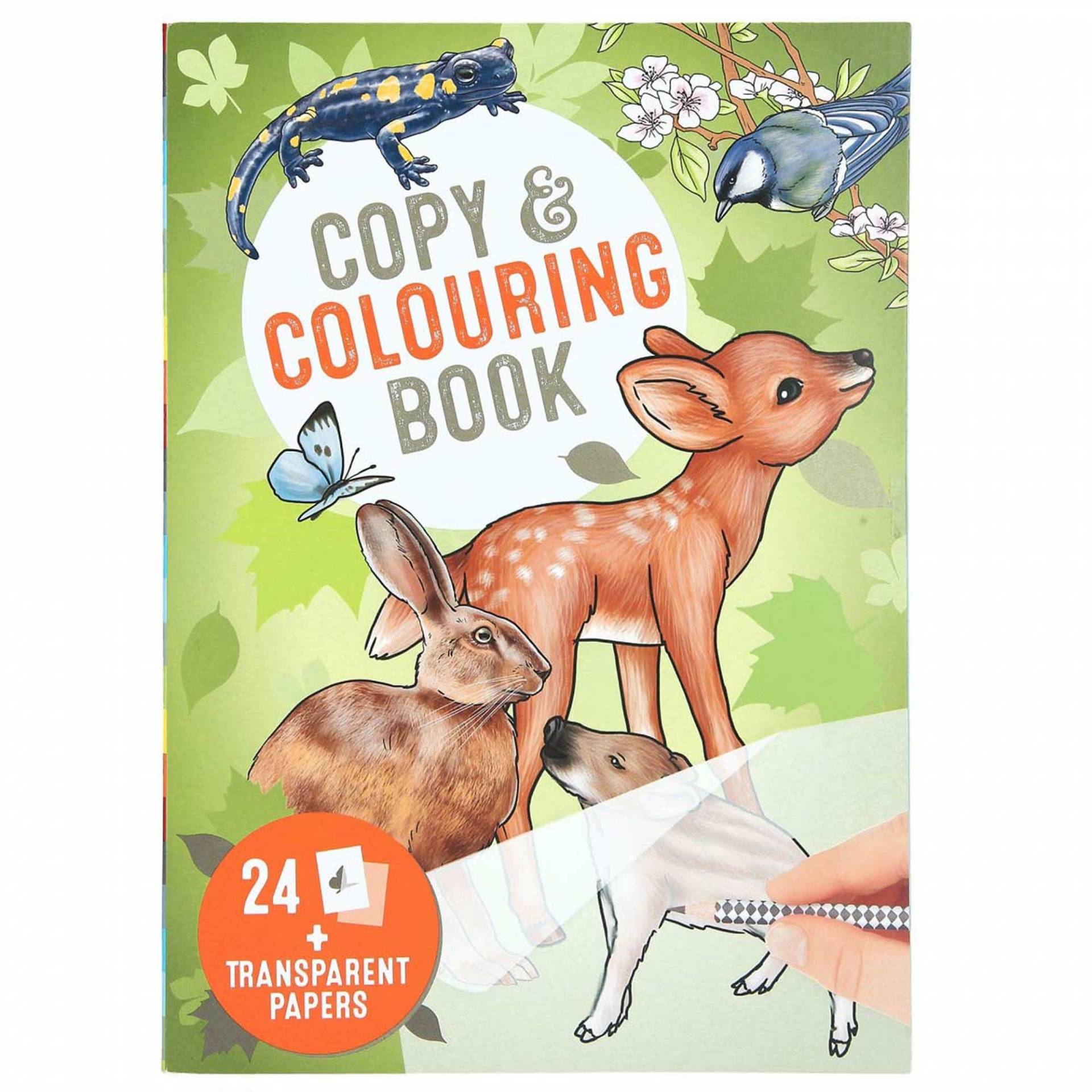 Motto Copy &  Color Wild Animals Malbuch von Motto