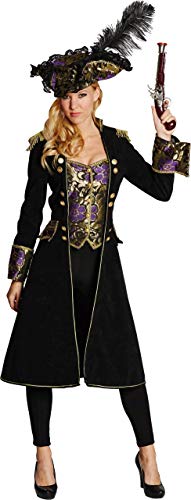 Deluxe Piratenmantel Piratin Damen Kostüm Piratenkönigin Karneval Deluxe Piratenmantel Piratin Damen Kostüm Piratenkönigin Karneval von Mottoland