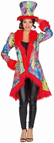 Damen Kostüm Mantel Pfau Karneval Fasching Gr. 38 von Mottoland