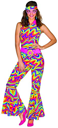 Mottoland Hippie Jumpsuit Damen Overall Kostüm Hippiekostüm Flower Power Mottoland Hippie Jumpsuit Damen Overall Kostüm Hippiekostüm Flower Power von Mottoland