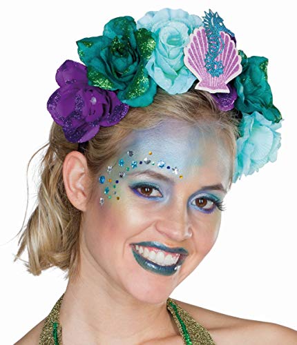 Mottoland Kostüm Zubehör Fantasy Haarreif Blumen Karneval Muschel Fasching von Mottoland