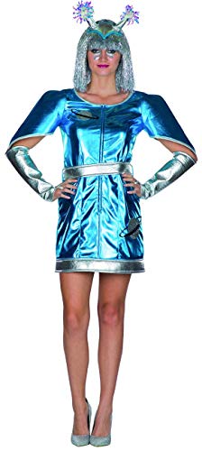 Mottoland Space Lady Damen Astronautin Kostüm Weltraum Außerirdische Karneval von Mottoland