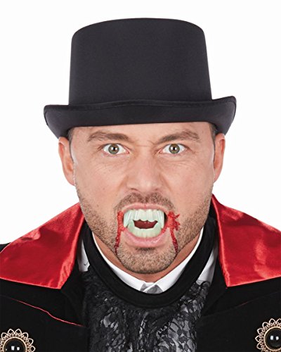 Rubie's 6290722-STD Vampir Gebiss nachtleuchtend, Elfenbein von Mottoland