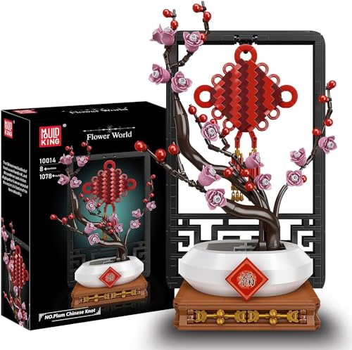 Mould King 10014 Pflaumenblüte Chinesischer Knoten Klemmbausteine 1078+pcs Spielzeug Bausatz–NEU-OVP von Mould King