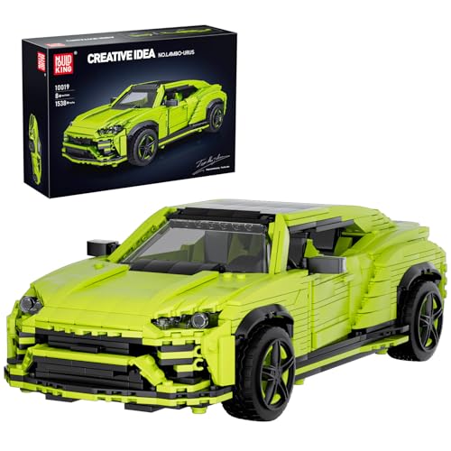 Mould King 10019 Klemmbausteine Auto Supersportwagen Bausteine Sets Statischer Sportwagen Drift Auto Geschenk für Erwachsene Jungen und Mädchen ab 8 Jahren (1538 Teile) von Mould King