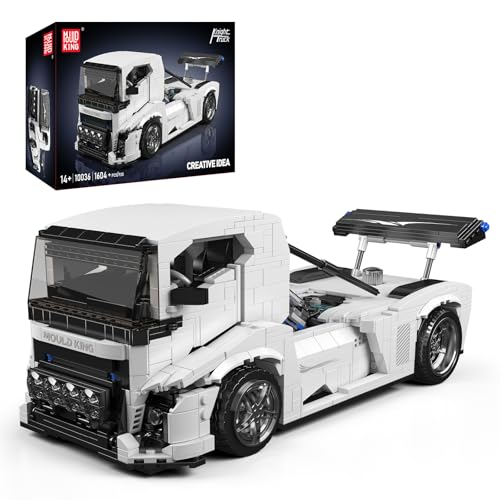 Mould King 10036 MOC Technik MOC -Truck Bausteinmodell,Kreativität Technologie Rennsport-Truck Modellauto Bausatz,Designer Firas Abu-Jaber Ausstellungsstück für (1604+pcs) Klemmbausteine Bausatz von Mould King