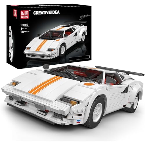 Mould King 10045 Technik Sportwagen Cabrio Auto großes Set für Erwachsene, Modellauto-Bausatz, Ausstellungsstück für Sammler Technologie Klemmbausteine Bausatz (1349Teile) von Mould King