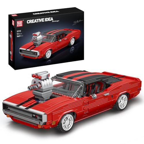 Mould King 10112 MOC Technik Sportwagen Bausatz Rennwagen Technologie Klemmbausteine Bausatz Hochwertiges Sammler-Auto für Erwachsene (1869+ Bausteine Designer Firas Munir Abu-Jaber von Mould King