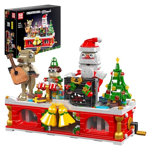 Mould King 10162 Klemmbausteine Weihnachten mit Pianist Weihnachtsmann Weihnachtsbaum Leistungsteam Weihnachten Bauspielzeug Geschenke für Ab 14 Jahren (1045 Teile) Mould King 10162 Klemmbausteine Weihnachten mit Pianist Weihnachtsmann Weihnachtsbaum Leistungsteam Weihnachten Bauspielzeug Geschenke für Ab 14 Jahren (1045 Teile) von Mould King