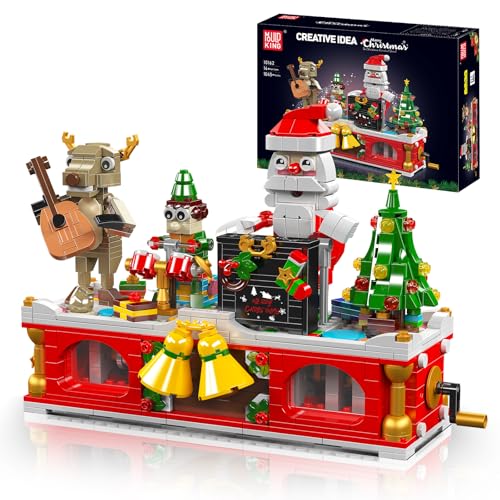 Mould King 10162 Weihnachtsspielzeug Bausteine Modell, 1045 Teile DIY Weihnacht Klemmbausteine Bausatz Set als Geschenk/Spielzeug/Sammlerstücke Mould King 10162 Weihnachtsspielzeug Bausteine Modell, 1045 Teile DIY Weihnacht Klemmbausteine Bausatz Set als Geschenk/Spielzeug/Sammlerstücke von Mould King