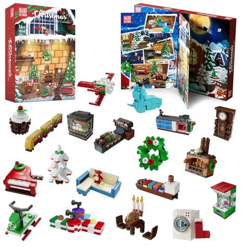 Mould King 10165 MOC Weihnachts-Adventskalender Bausteine, 725 Teile Weihnachtskalender Klemmbausteine Bausätze Spielzeug Weihnachten 8+ Jahre Mould King 10165 MOC Weihnachts-Adventskalender Bausteine, 725 Teile Weihnachtskalender Klemmbausteine Bausätze Spielzeug Weihnachten 8+ Jahre von Mould King