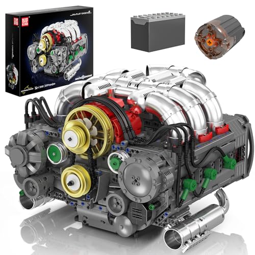 Mould King 10181 Technik Motor Bausatz Bausteine Klemmbausteine Motor Simulation Engines Boxermotor Motorbausatz mit Funktionsfähiges Auto Engine Kit für Erwachsene(2375 Teile) Mould King 10181 Technik Motor Bausatz Bausteine Klemmbausteine Motor Simulation Engines Boxermotor Motorbausatz mit Funktionsfähiges Auto Engine Kit für Erwachsene(2375 Teile) von Mould King