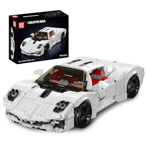 Mould King 10196 MOC Technik Kreative Serie Supersportwagen-Modell Baustein-Set, mit Türen, die frei geöffnet und geschlossen Werden können, hochrealistisches Sammleredition Automodell. (1423+Teile) Mould King 10196 MOC Technik Kreative Serie Supersportwagen-Modell Baustein-Set, mit Türen, die frei geöffnet und geschlossen Werden können, hochrealistisches Sammleredition Automodell. (1423+Teile) von Mould King