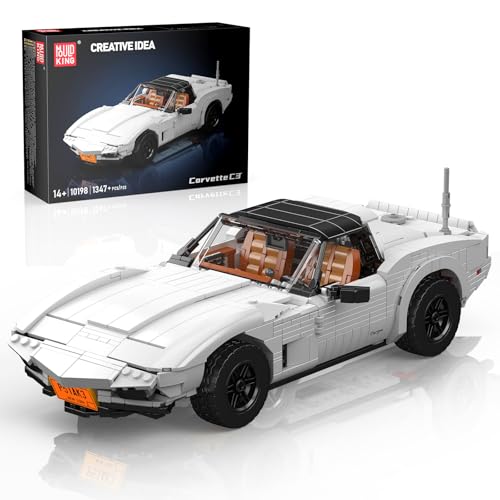 Mould King 10198 Technik Speed Champion Supersportwagen Klemmbausteine C3 Rennwagen Bausteine Spielzeug Autos Modellauto für Jungen und Erwachsene(1347 Teile) von Mould King
