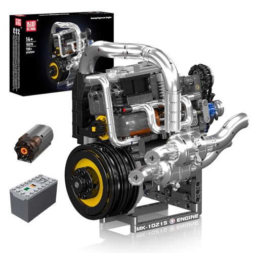 Mould King 10215 Technik Mechanischer V12-Motor Bausteine Spielzeug, 739 Stück Engine Elektromotorantrieb Klemmbausteine Bausatz Spielzeug Geschenk für Jungen 14+ Mould King 10215 Technik Mechanischer V12-Motor Bausteine Spielzeug, 739 Stück Engine Elektromotorantrieb Klemmbausteine Bausatz Spielzeug Geschenk für Jungen 14+ von Mould King