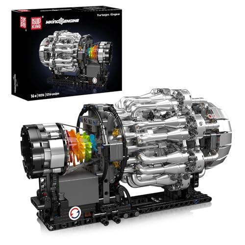 Mould King 10216 Luftfahrt Flugzeuge Tucboiet Motor Klemmbausteine Bausatz Kit, 1214+ Stücke 8-Zylinder-Motormodellblöcke mit Motor, MOC Motorbau Spielzeug für Kinder 14+/Erwachsene Sammlung Liebhaber Mould King 10216 Luftfahrt Flugzeuge Tucboiet Motor Klemmbausteine Bausatz Kit, 1214+ Stücke 8-Zylinder-Motormodellblöcke mit Motor, MOC Motorbau Spielzeug für Kinder 14+/Erwachsene Sammlung Liebhaber von Mould King
