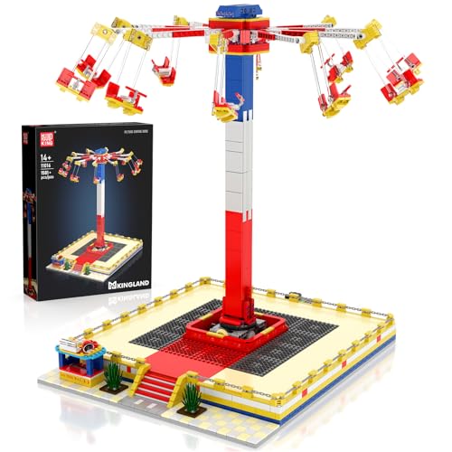 Mould King 11016 Rotierbarer Stuhl Bausteine Spielzeug, 1581 Teile Vergnügungspark Bausteinsatz mit Motor, MOC Spielplatz Modell für 14+ Kinder und Erwachsene Mould King 11016 Rotierbarer Stuhl Bausteine Spielzeug, 1581 Teile Vergnügungspark Bausteinsatz mit Motor, MOC Spielplatz Modell für 14+ Kinder und Erwachsene von Mould King